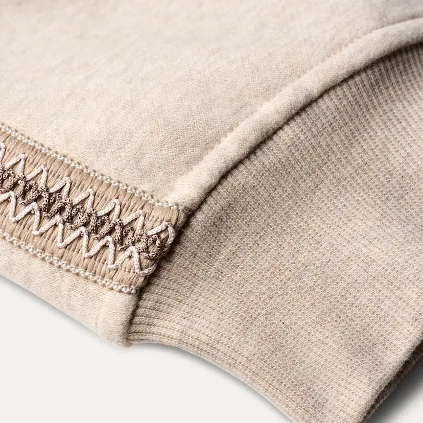 Homme Tasman sweatshirt à col rond - CARIBOU HEATHER