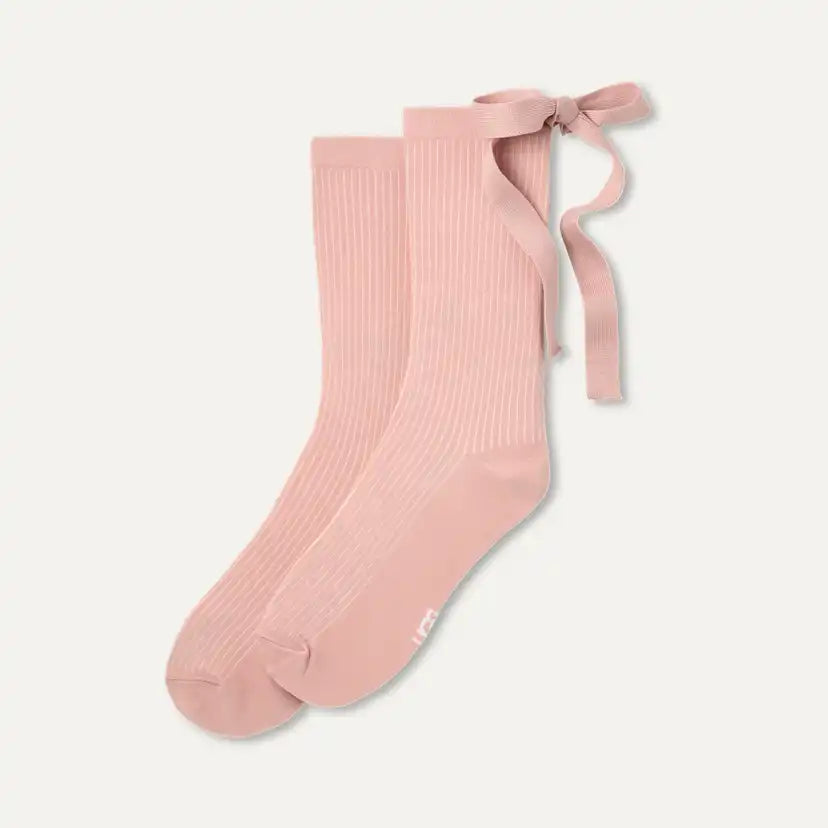 Femme Chaussette Serenella Novelty Bow - DUSK