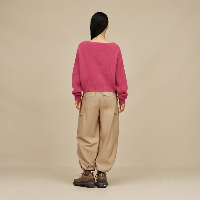 Femme Pull ample Novalie - STRAWBERRY
