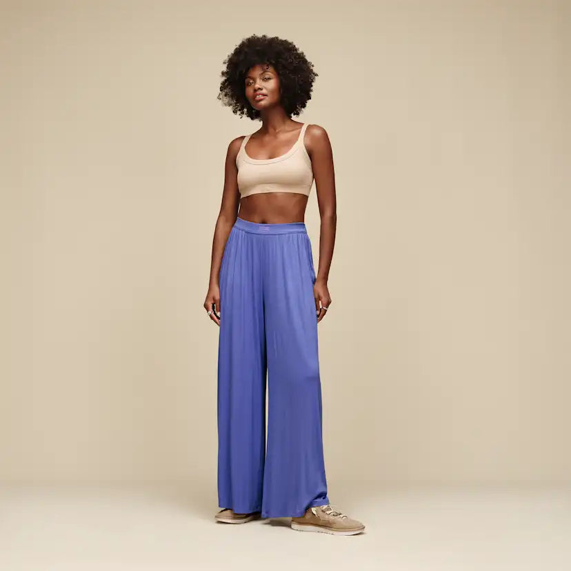 Femme Pantalon large Imogen côtelé