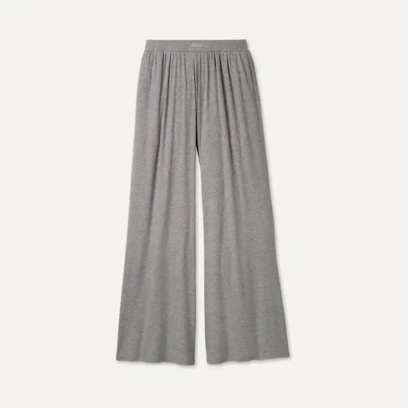 Femme Pantalon large Imogen côtelé - GREY HEATHER