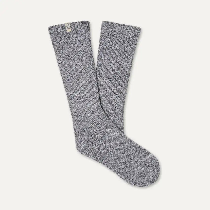 Femme Tyla Slouchy Crew II Sock - GREY HEATHER
