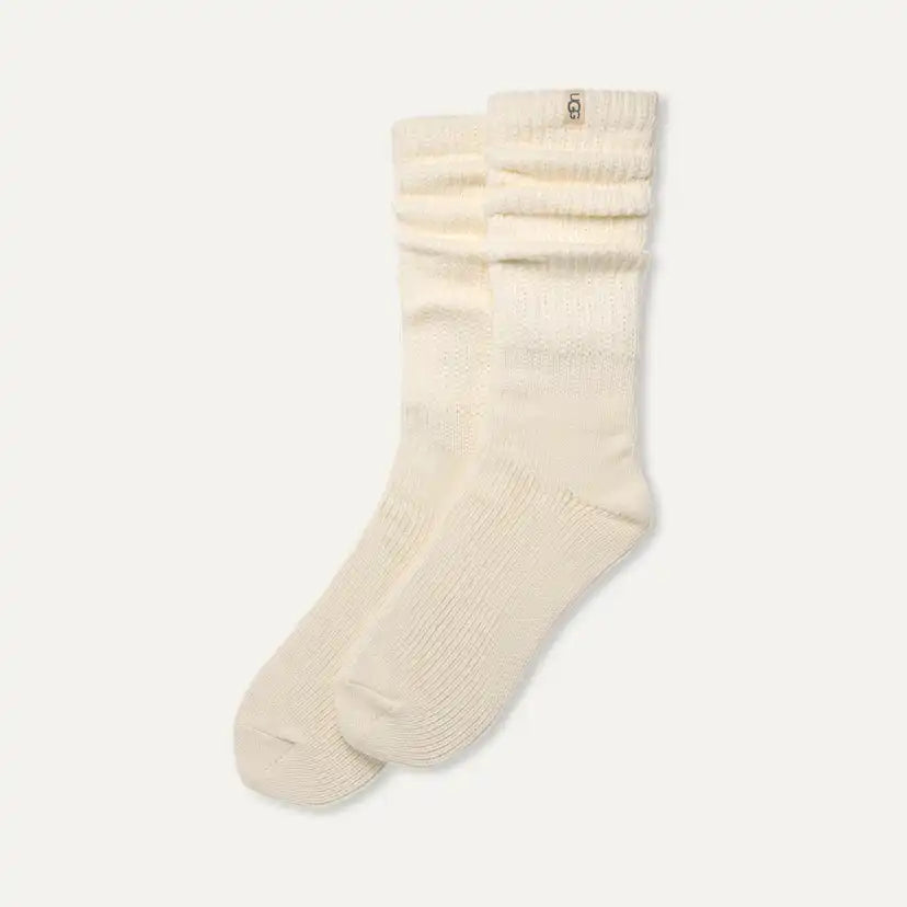 Femme Tyla Slouchy Crew II Sock - NIMBUS