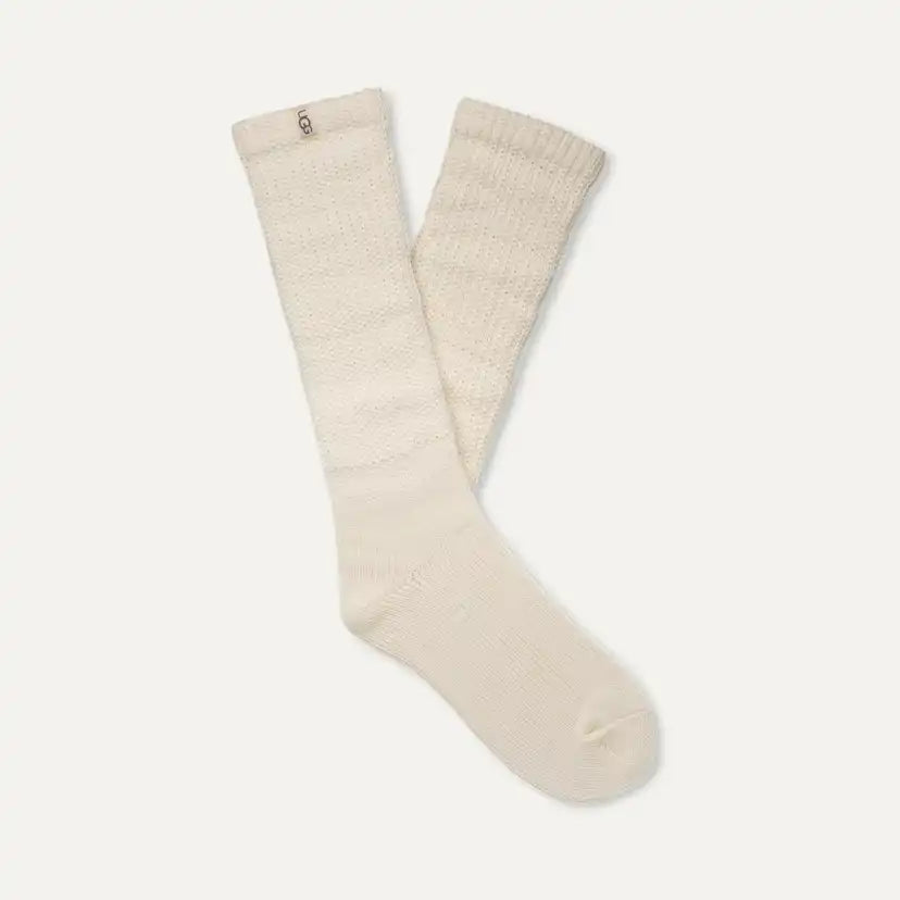 Femme Tyla Slouchy Crew II Sock - NIMBUS