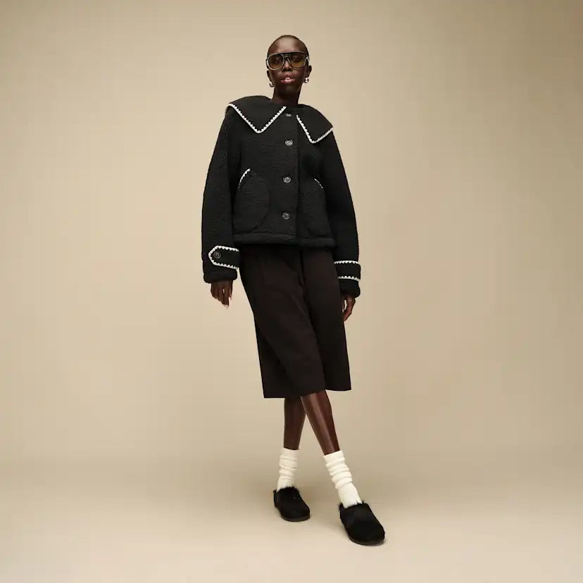 Femme Tyla Slouchy Crew II Sock - NIMBUS