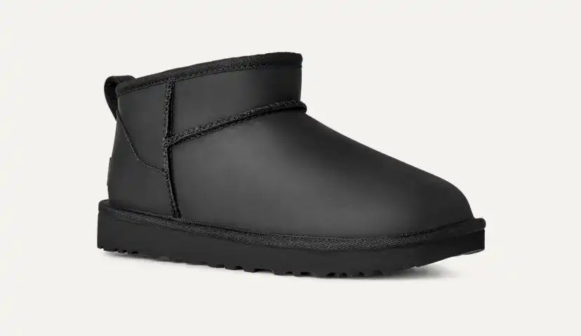 Femme Botte Classic Ultra Mini en cuir - BLK