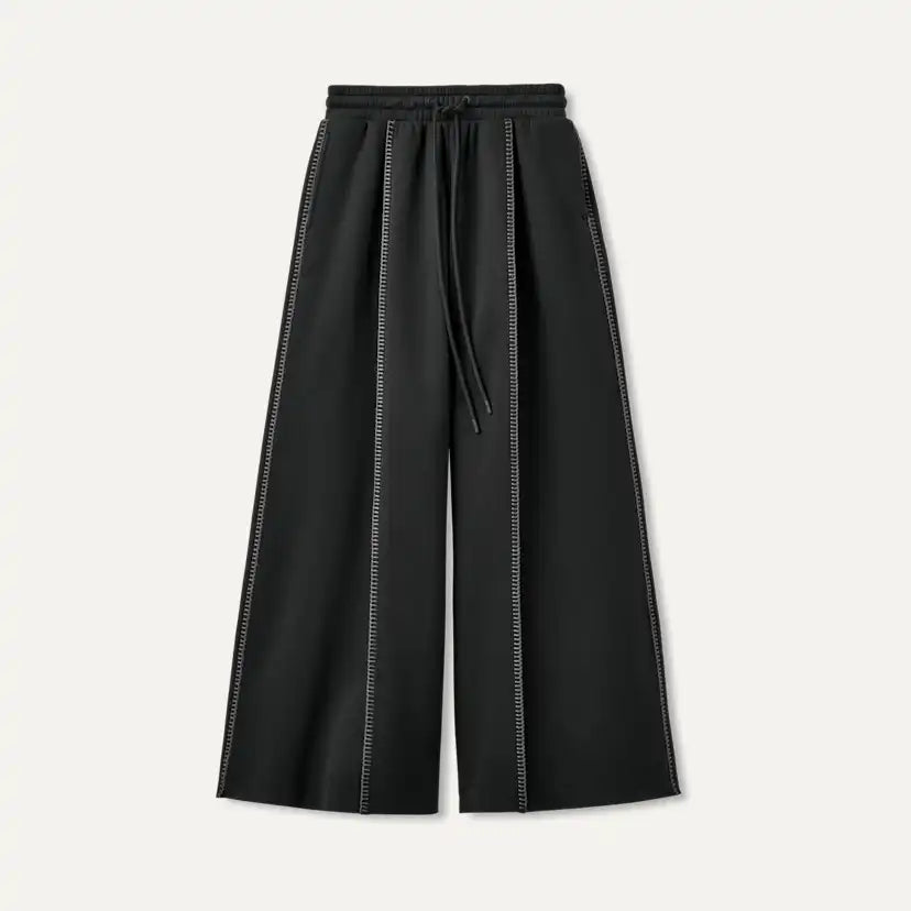 Femme Pantalon large Classic - BLACK