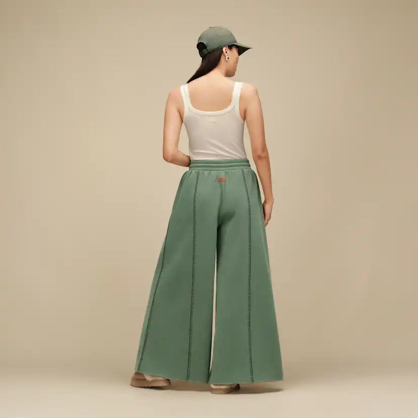 Femme Pantalon large Classic - GREEN STONE