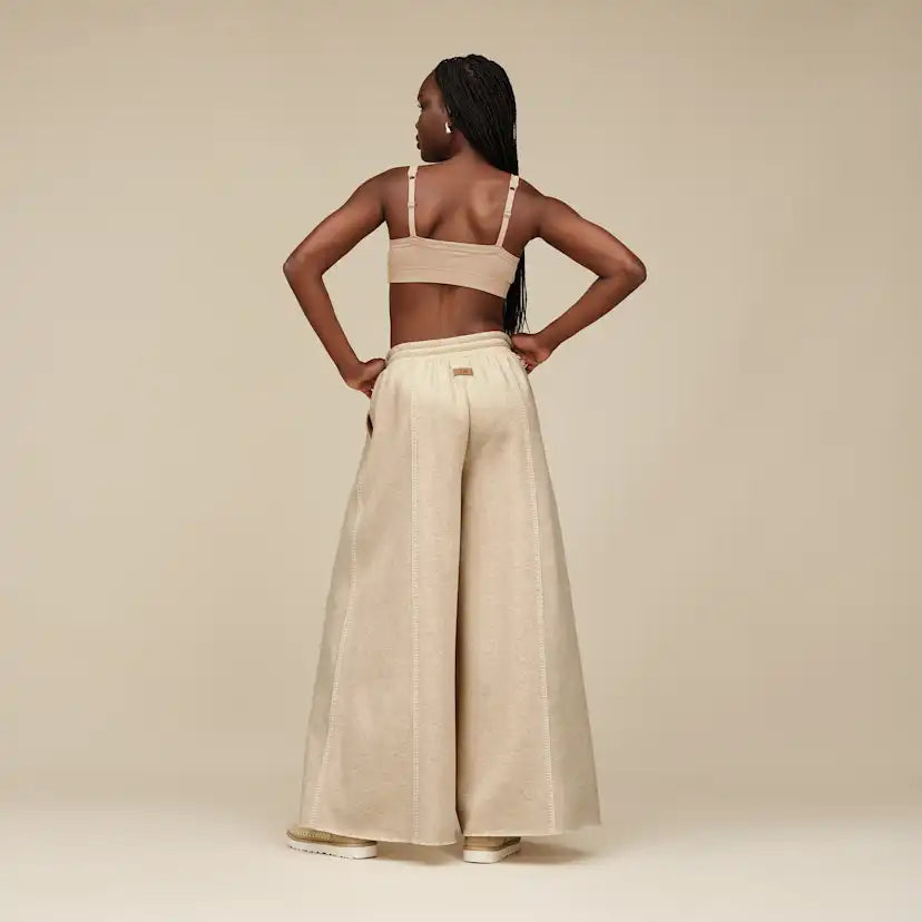 Femme Pantalon large Classic - SAND HEATHER