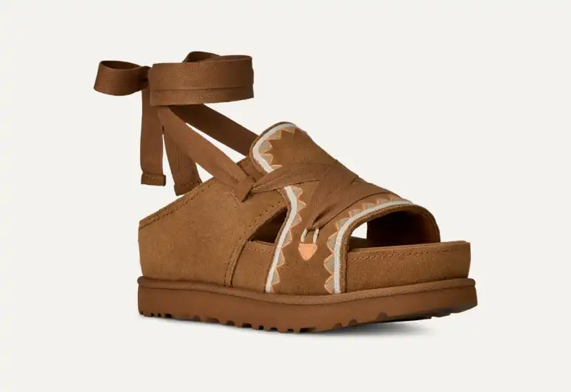 Femme Sandale Goldenstar Hi Artistitch - CHESTNUT MULTI