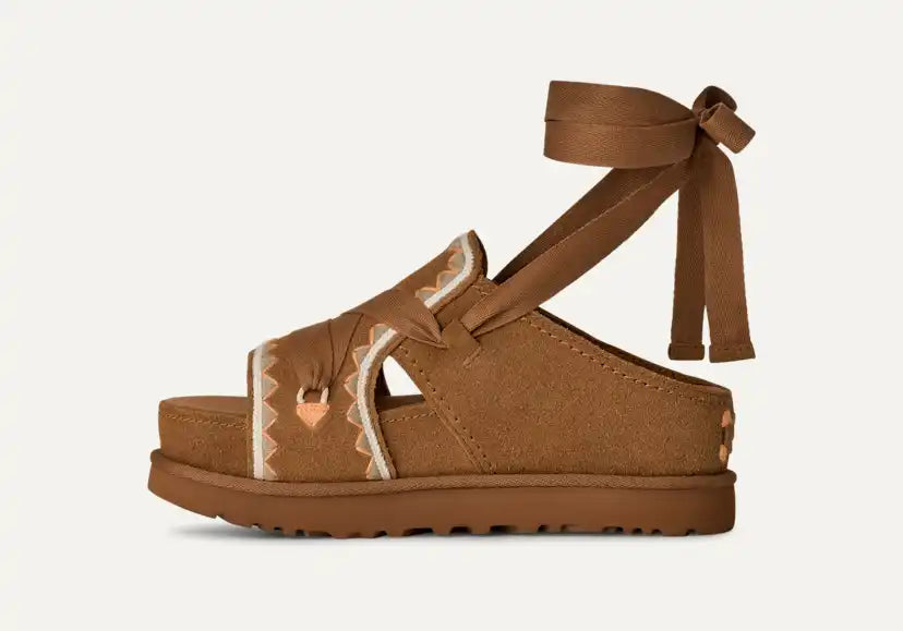 Femme Sandale Goldenstar Hi Artistitch - CHESTNUT MULTI