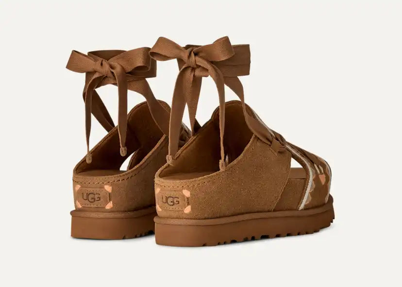 Femme Sandale Goldenstar Hi Artistitch - CHESTNUT MULTI