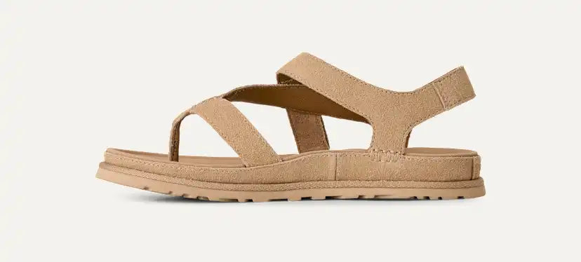 Femme Sandale GoldenGaze Toe Post - SAND