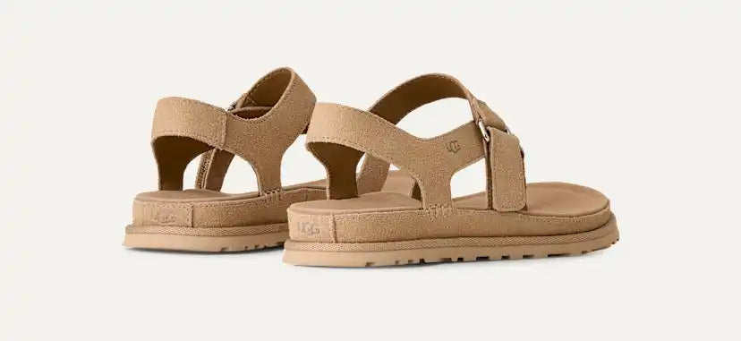 Femme Sandale GoldenGaze Toe Post - SAND