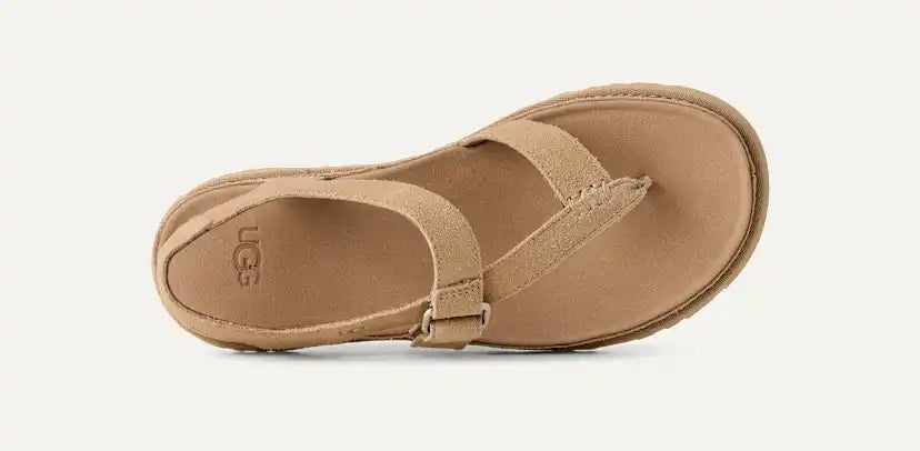 Femme Sandale GoldenGaze Toe Post - SAND
