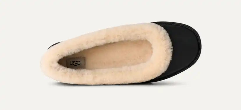 Femme Ballerine en cuir Zora - BLK
