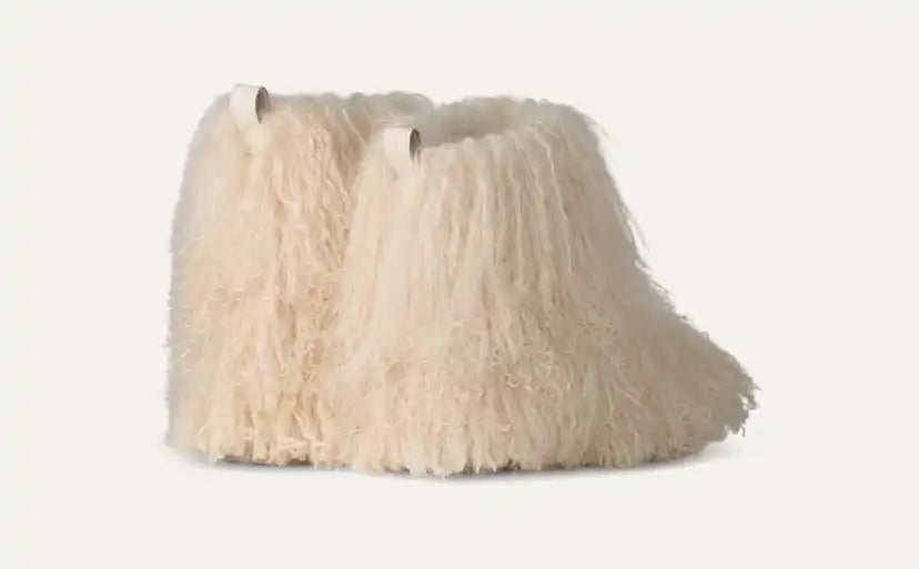 Femme Classic Short Fluff Momma Boot - CREAM