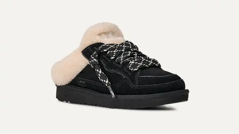 Enfants Basket Lowmel Mule - BLACK