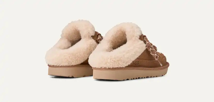 Enfants Basket Lowmel Mule - CHESTNUT