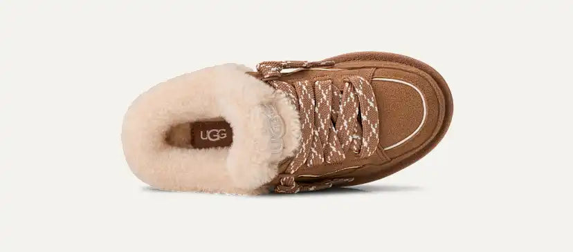 Enfants Basket Lowmel Mule - CHESTNUT