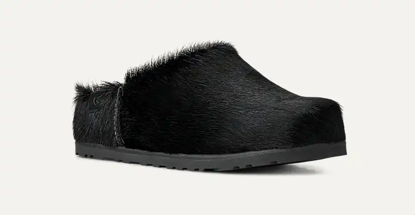 Femme Sabot Otzo en poil de veau - BLACK
