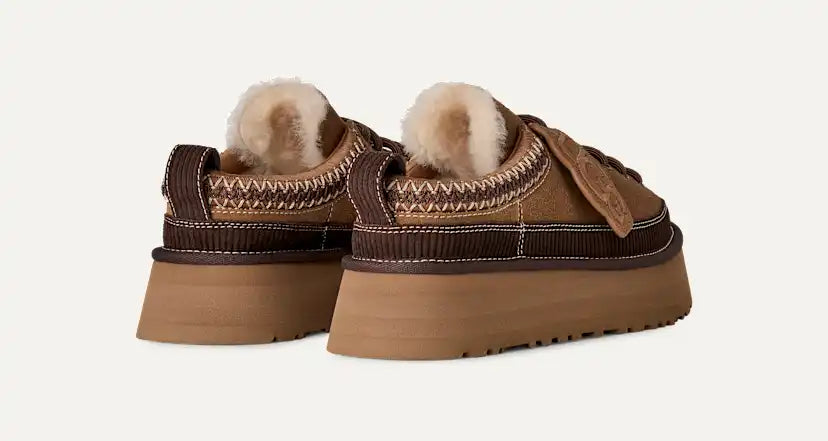 Femme Heritage à lacets - CHESTNUT