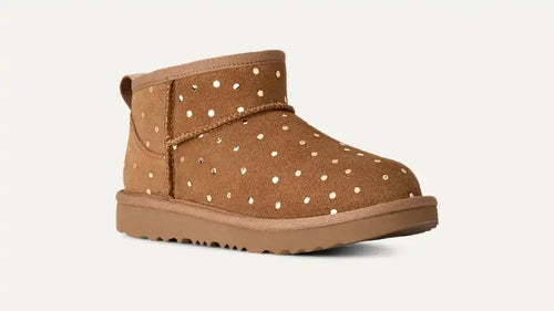 Enfants Classic Ultra Mini Shiny Dots Boot - CHESTNUT