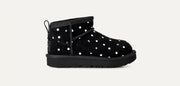 Tout Petit Classic Ultra Mini Shiny Dots Boot - BLACK