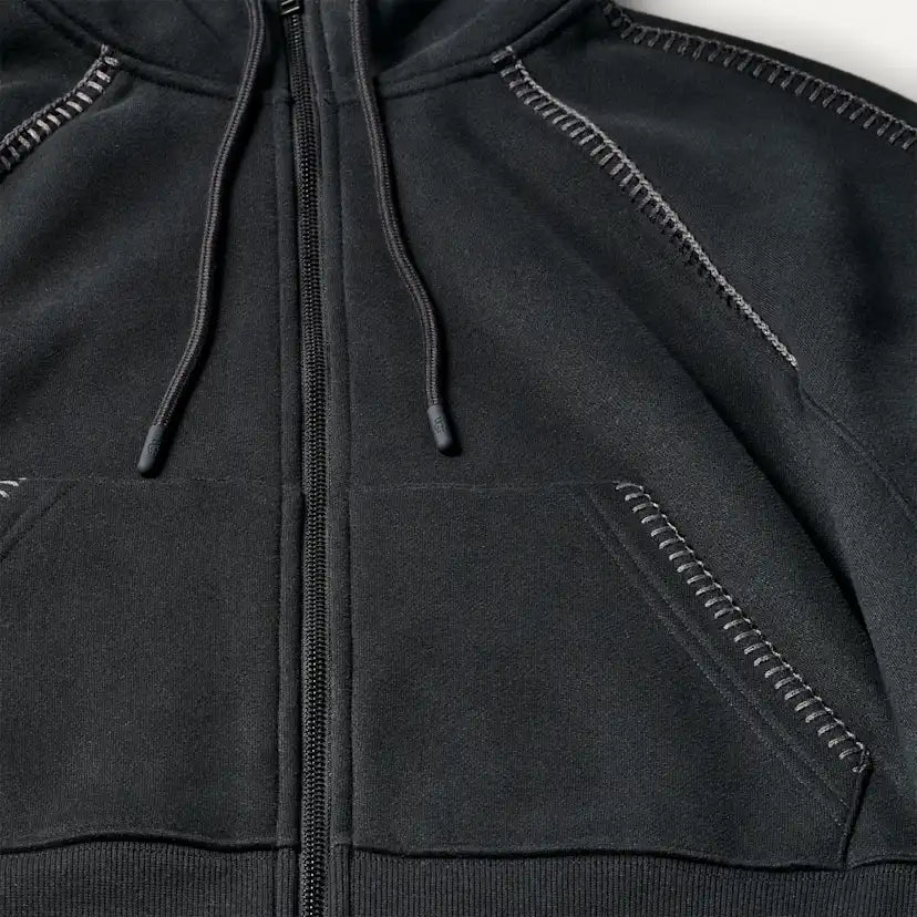 Femme Sweat à capuche à fermeture éclair intégrale Classic - BLACK