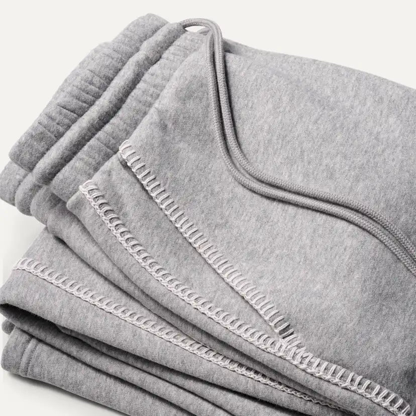 Femme Pantalon à coupe droite Classic - GREY HEATHER