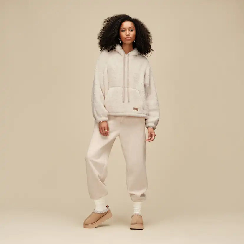 Femme Sweat à capuche Loyra II - CREAM