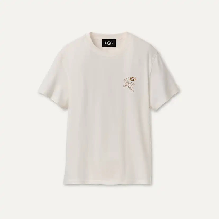 Unisexe T-shirt botte UGG Classic - NIMBUS