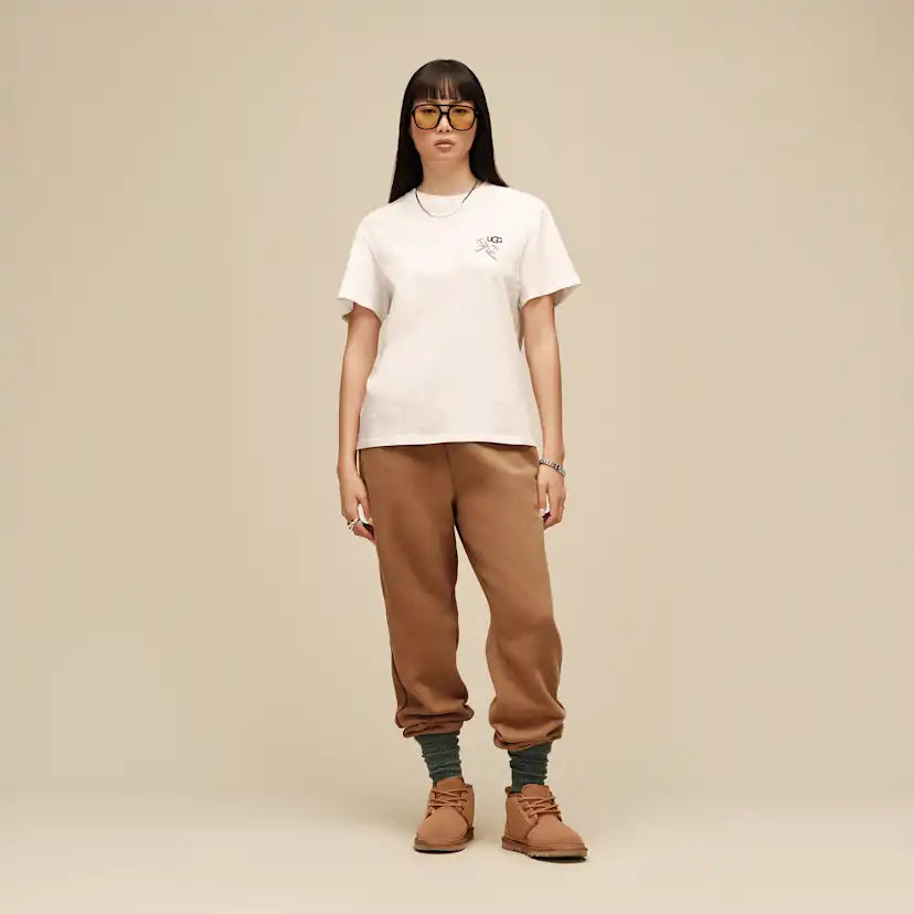 Unisexe T-shirt botte UGG Classic - NIMBUS