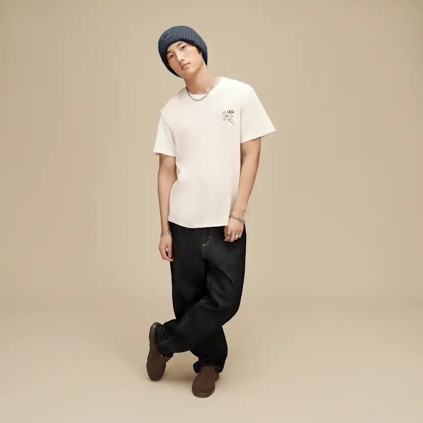 Unisexe T-shirt botte UGG Classic - NIMBUS
