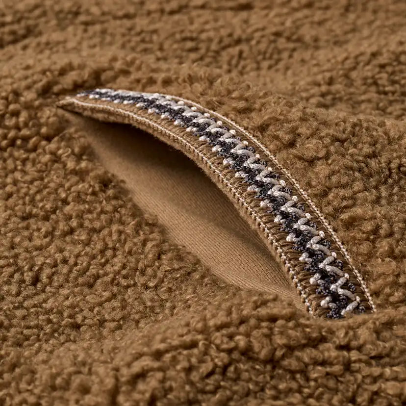 Homme Veste à fermeture éclair intégrale UGGbraid - COFFEE GROUNDS