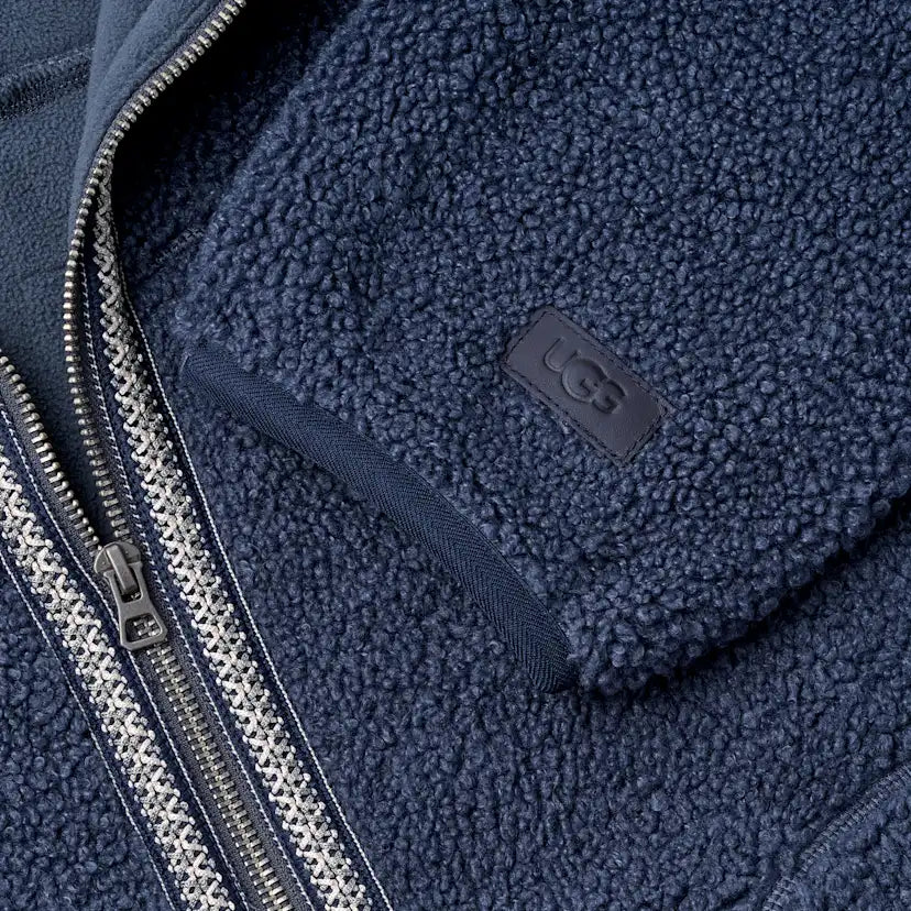 Homme Veste à fermeture éclair intégrale UGGbraid - EVE BLUE