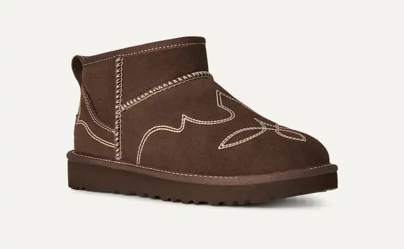 Femme Botte Classic Ultra Mini Western - BURNT CEDAR