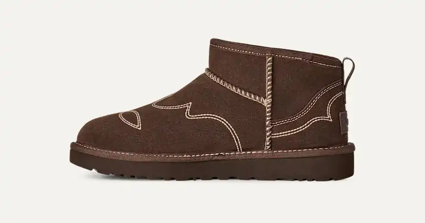 Femme Botte Classic Ultra Mini Western - BURNT CEDAR