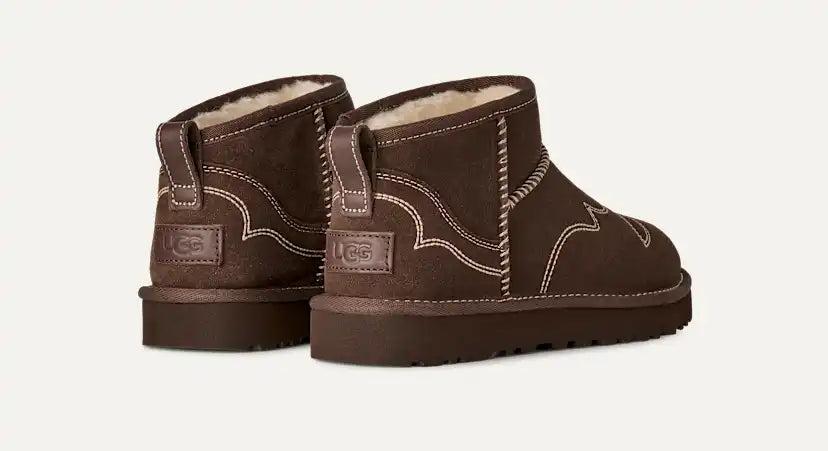 Femme Botte Classic Ultra Mini Western - BURNT CEDAR