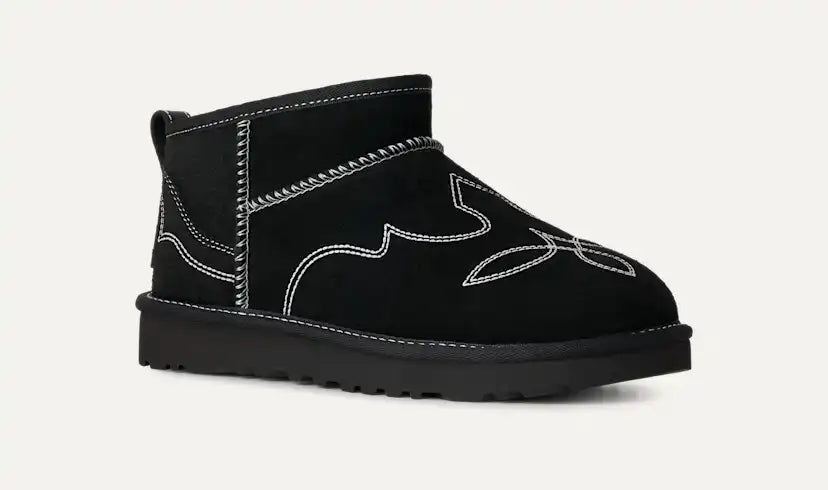 Femme Botte Classic Ultra Mini Western - BLACK