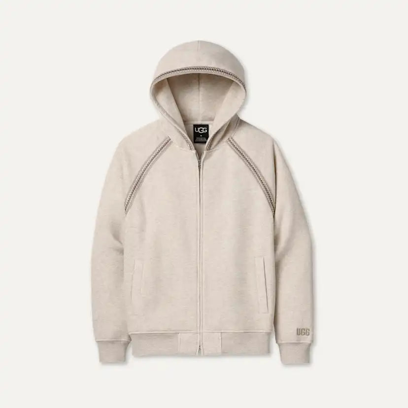 Homme Veste à fermeture éclair intégrale Tasman - CARIBOU HEATHER