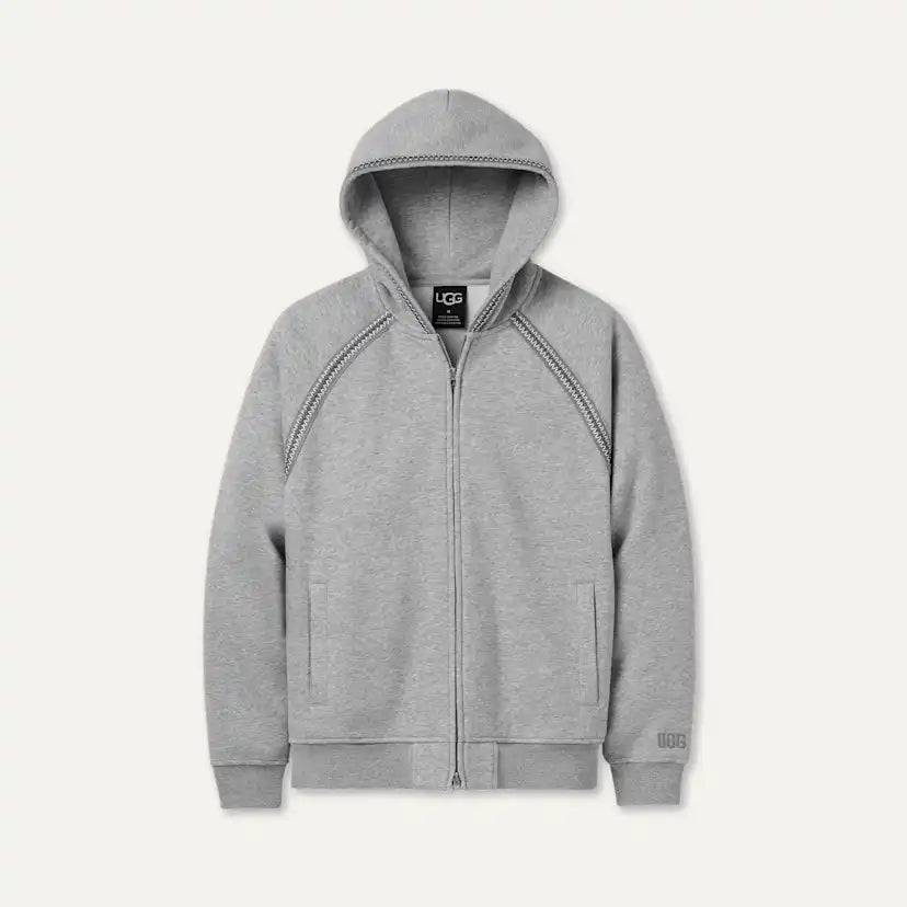 Homme Veste à fermeture éclair intégrale Tasman - GREY HEATHER