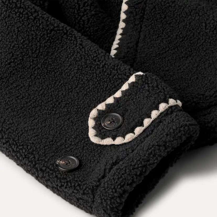 Femme Veste à col Nikia - BLACK