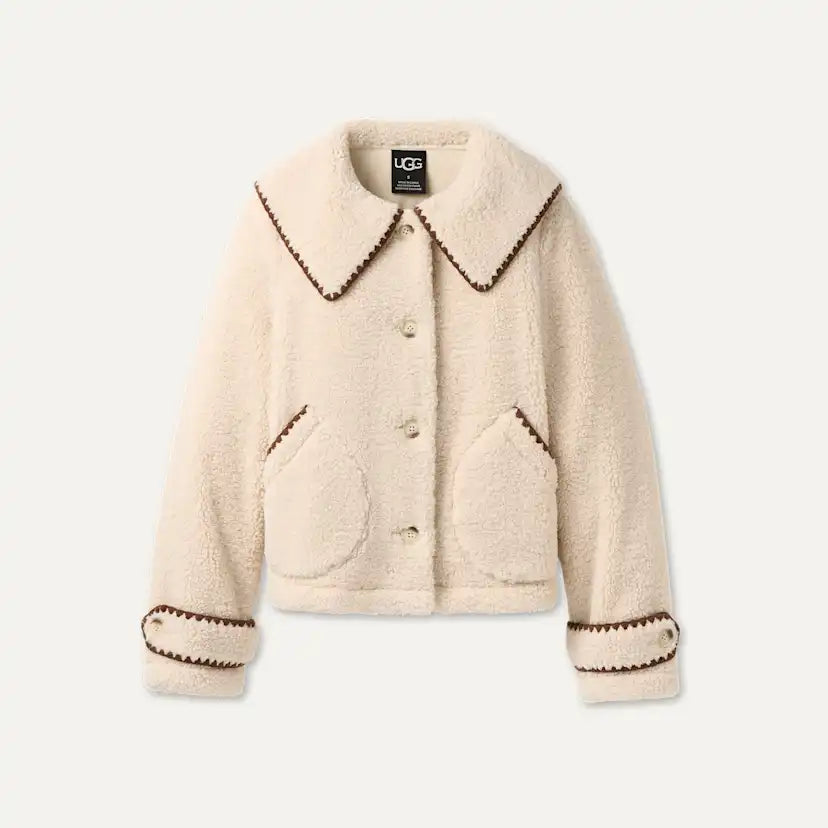 Femme Veste à col Nikia - CREAM