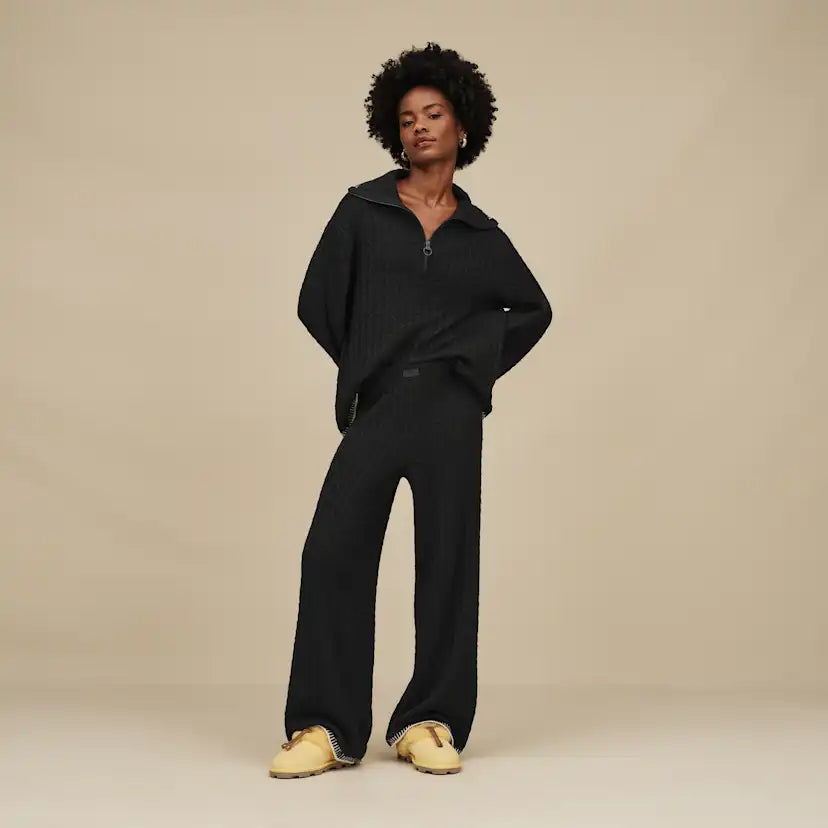 Femme Pantalon à coupe droite Rylynn - BLACK
