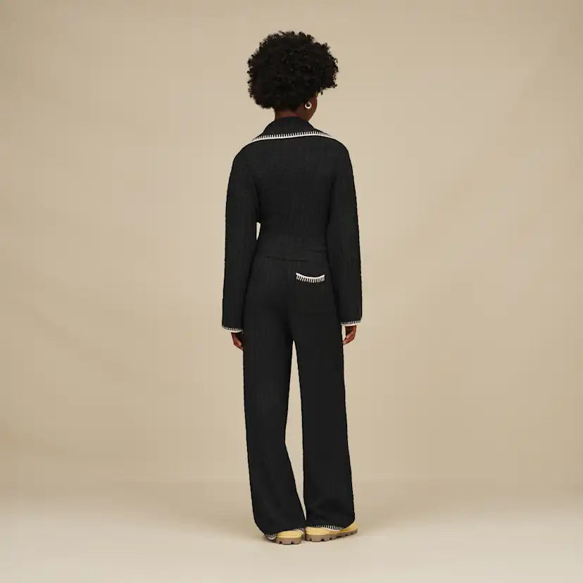 Femme Pantalon à coupe droite Rylynn - BLACK