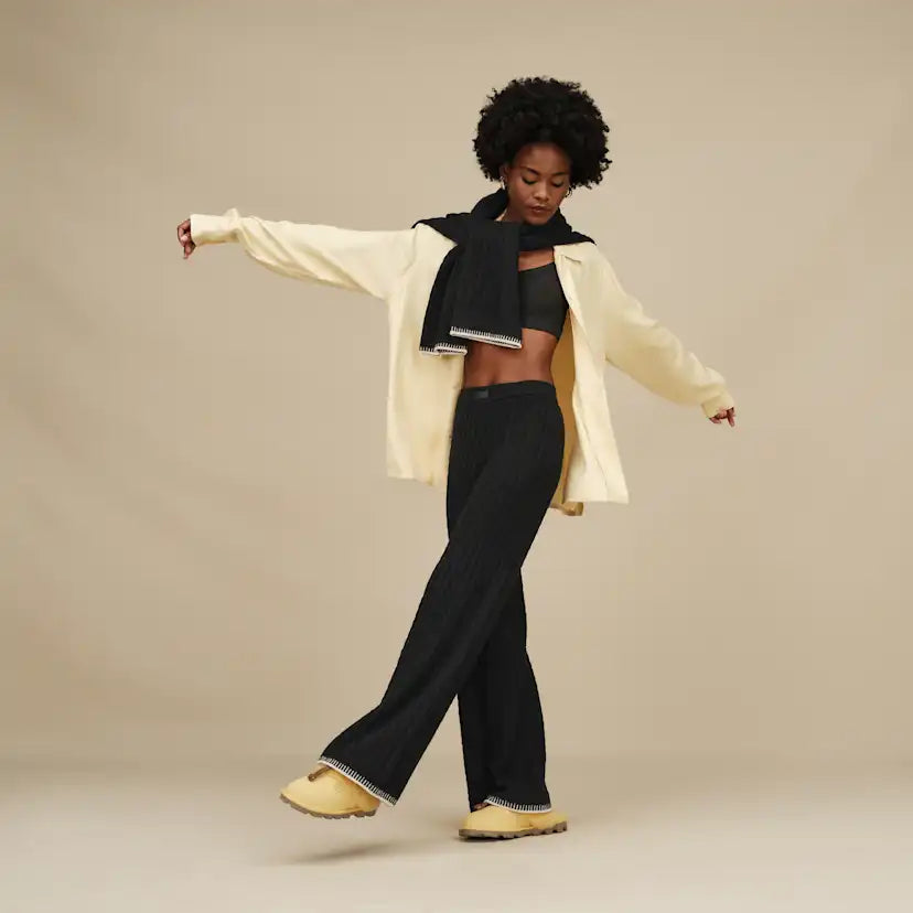 Femme Pantalon à coupe droite Rylynn - BLACK