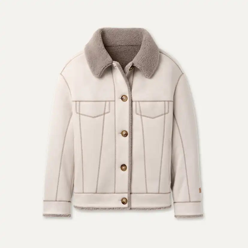 Femme Veste camionneur réversible Frankie - BLUFF / OYSTER