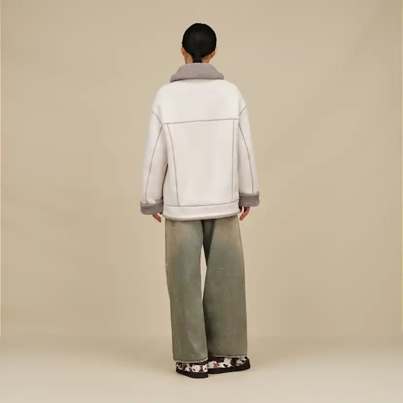 Femme Veste camionneur réversible Frankie - BLUFF / OYSTER
