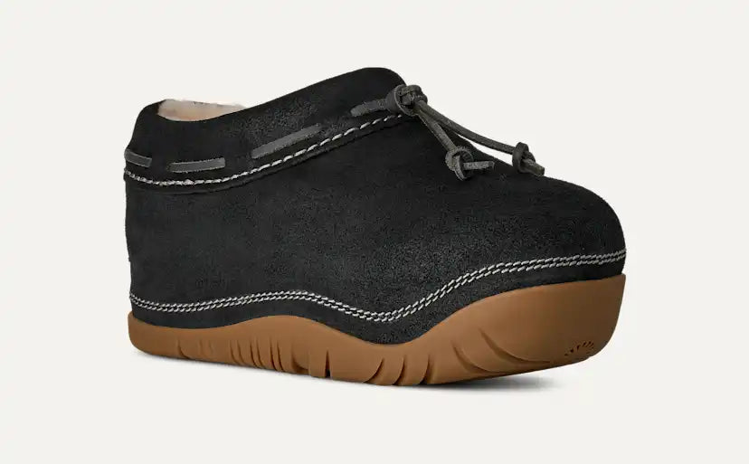 Femme Sabot Bucked - BLACK